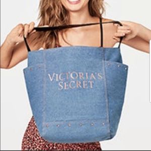 Victoria secret denim bag